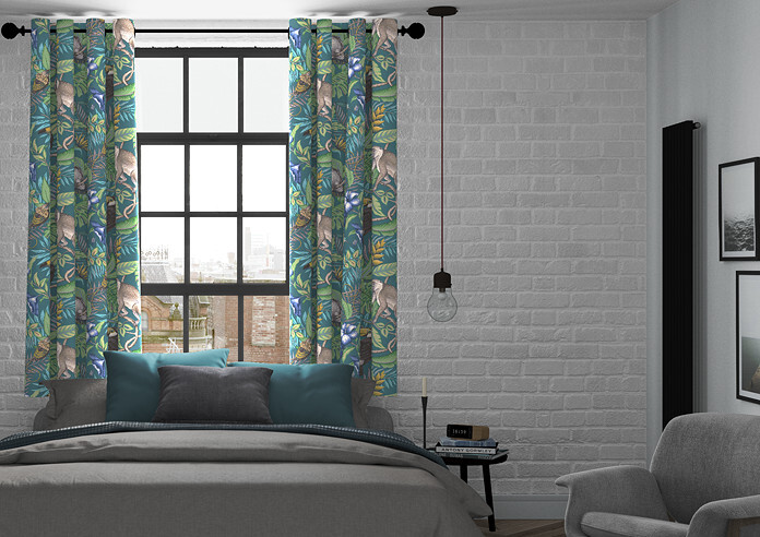 Rain Forest, Lagoon - Made to Measure Curtains - Image 3